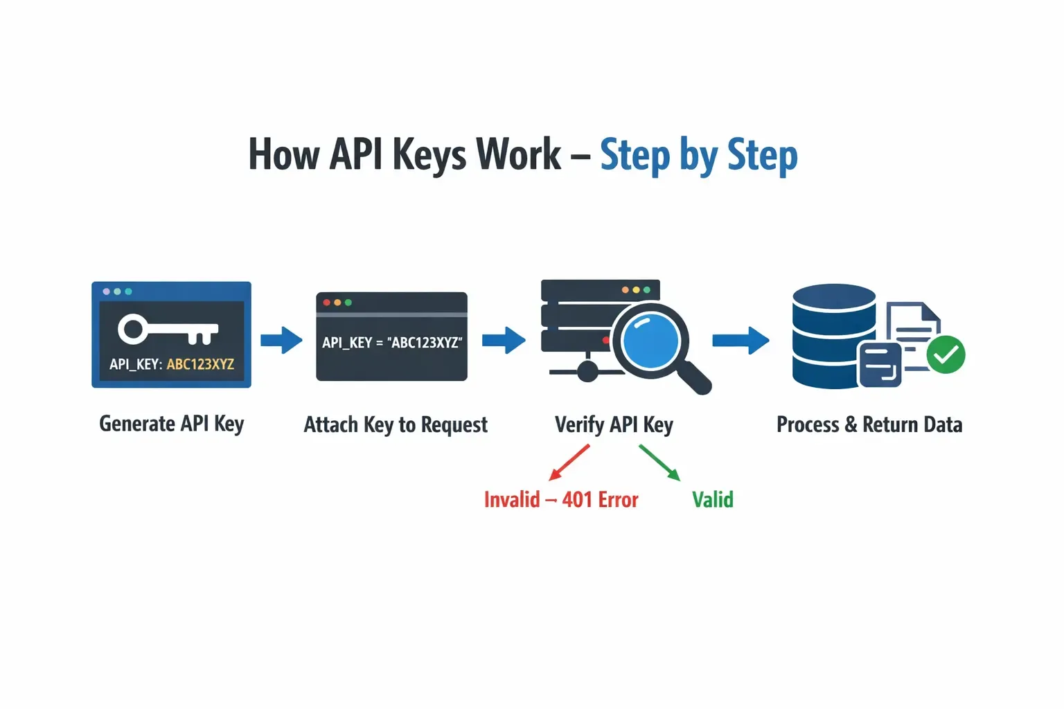 Steps of API-key